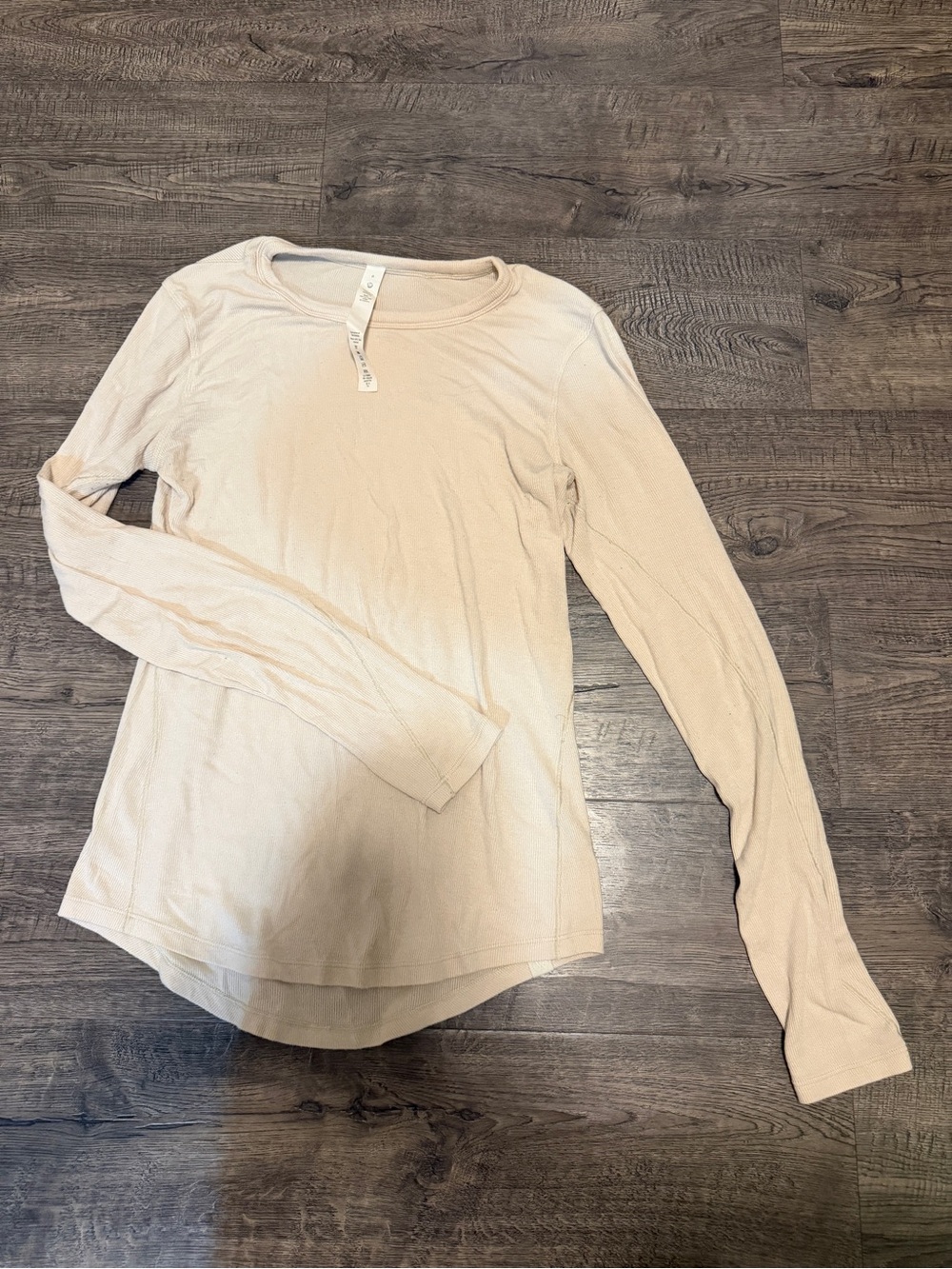 lululemon athletica Long-Sleeve Crewneck Top - Light Beige